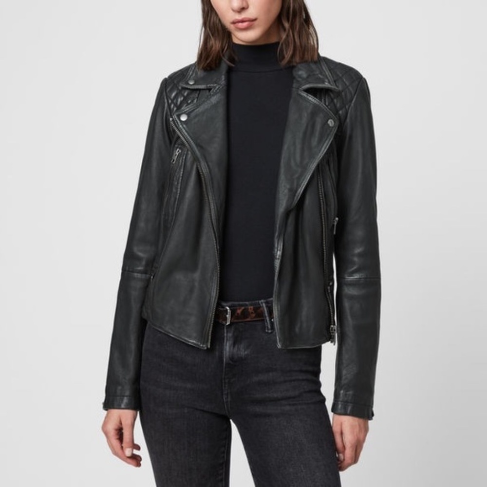 All saints Cargo Leather Jacket